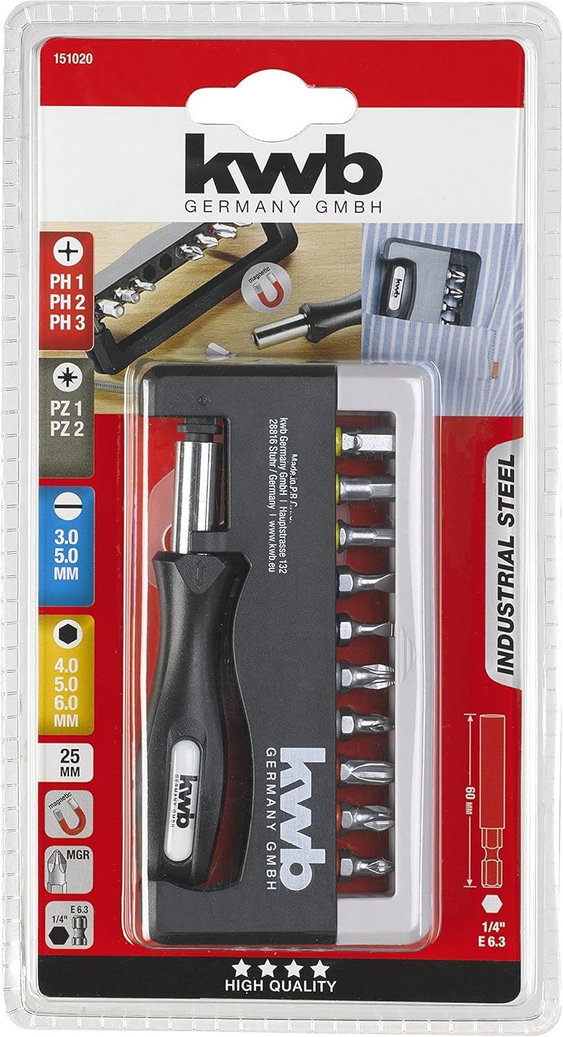 KWB 12 pcs bits tornavida set-155025