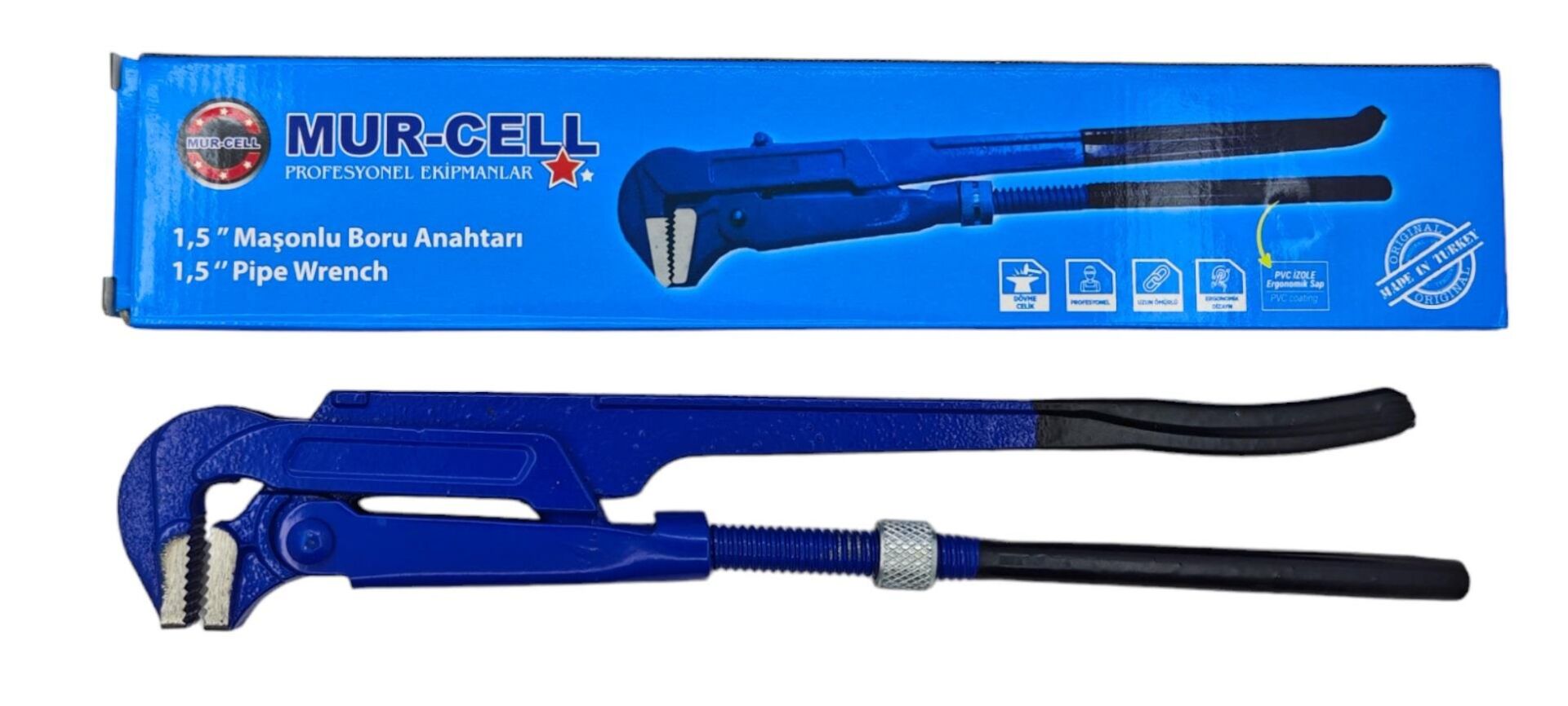 Mur-Cel Maşalı Boru Anahtarı 1.5''