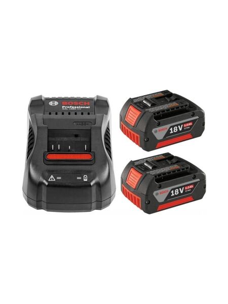 Bosch Promix Set Gbh 180-LI Kırıcı Delici +Gsr 18-50 Akülü Vidalama Brushless Motor Kömürsüz 18 V 5,0 Ah Çift Akü