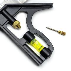 Dw Ayarlanabilir Su Terazili Gönye 30cm 45-90° Marangoz Açı Ölçer