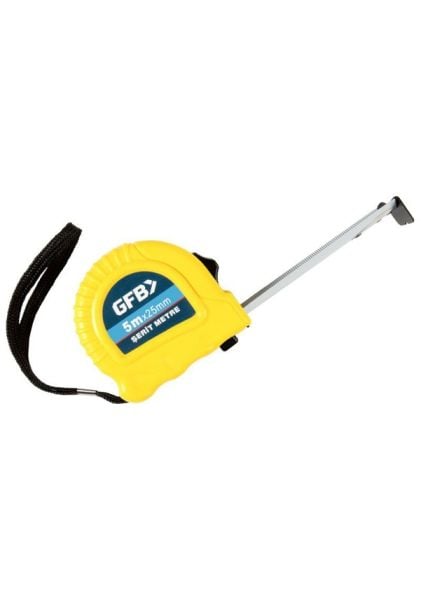 GFB Çelik Şerit Metre 5 Metre 25 Mm Kırılmaz Abs Plastik