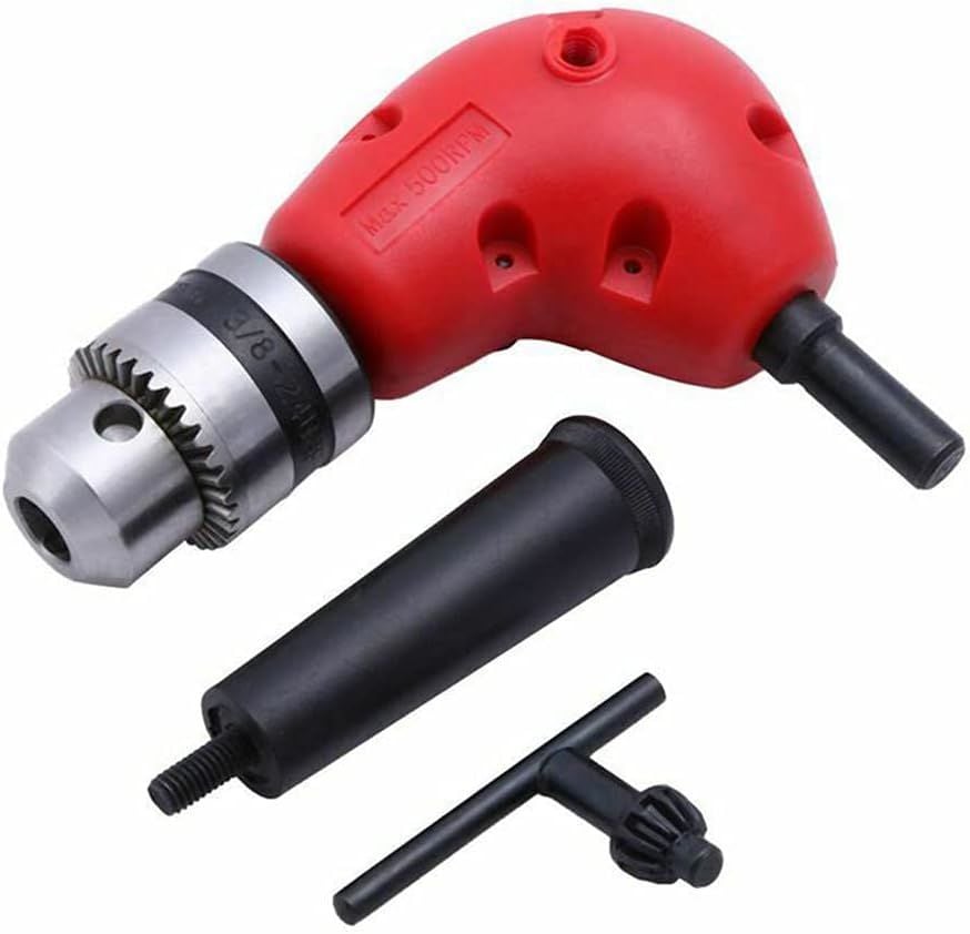 Açılı anahtarlı matkap mandren 3/8 10mm üç çene.köşe matkap mandren