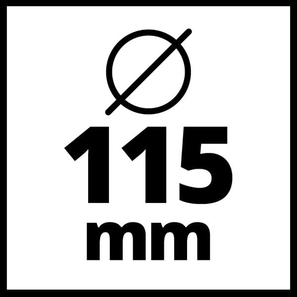 Einhell TE-AG 18/115 Q Li Solo, Akülü Avuç Taşlama