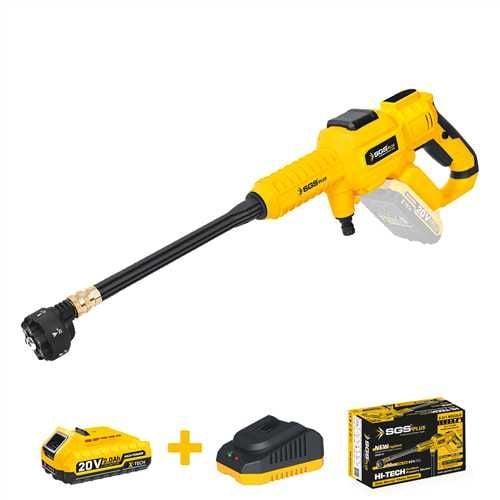 SGS5410 - Akülü Şarjlı 20 Volt Yüksek Basınçlı Araba Yıkama Makinesi 30 Bar Tek Akülü