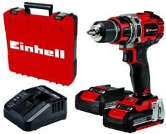 Einhel Professional Akülü Darbeli Vidalama TP-CD 18/50 Li-i BL Kit Power X-Change (18 V, kömürsüz, 50 Nm, darbeli delme fonksiyonu, 2x 2,0 Ah akü + şarj cihazı dahildir)