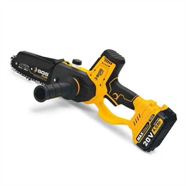 SGS5310 20cm 20 V 4 Ah Profesyonel Kömürsüz Budama Testeresi Ağaç Kesme Makinası Motoru