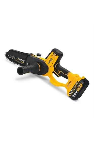 Sgs 5310 Zincirli Kömürsüz Ağaç Budama Testeresi 200MM 20V 2X4AH Akülü