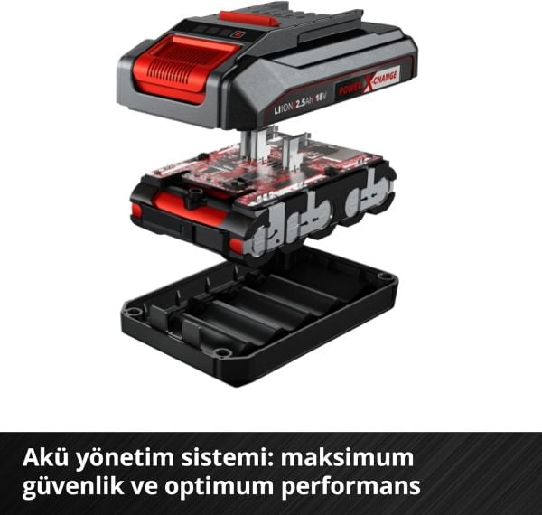 Einhell TE-CD 18/2 Li - Akülü Vidalama ve Einhell 18V 2,5 Ah PXC Starter Kit