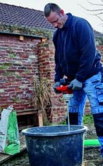 Einhell TE-MX 18 Li - Solo, Akülü Boya ve Harç Mikseri (Akü ve şarj cihazı dahil değildir)