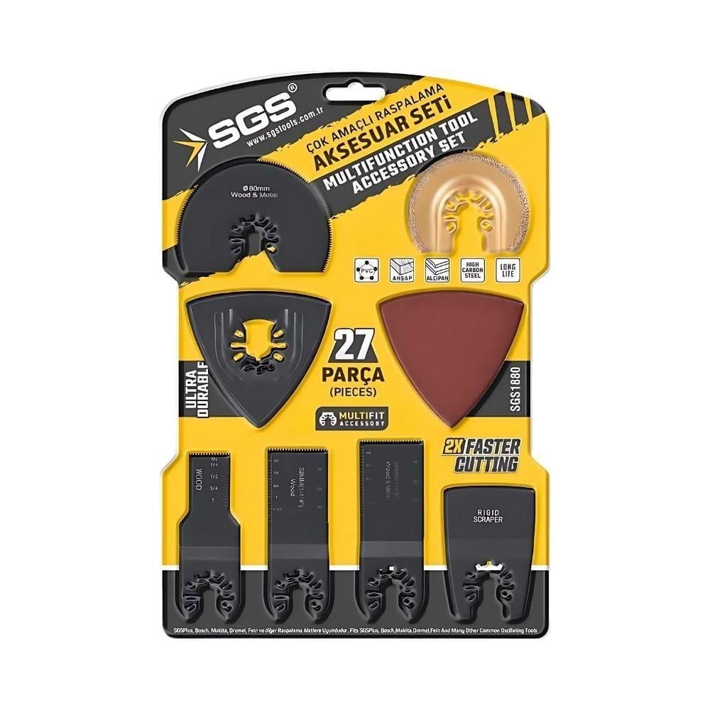 SGS 1880 Kesici Ve Raspalama Aksesuar Seti 27 Parça