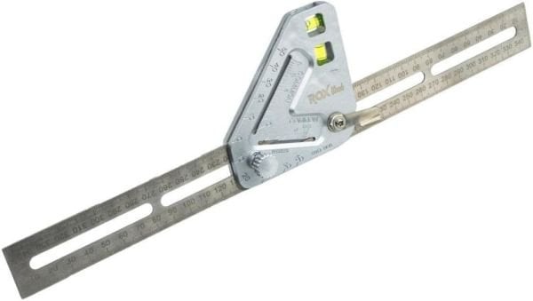 Rox Wood 0122 Çok Fonksiyonlu Terazili Açılı Gönye 350 mm