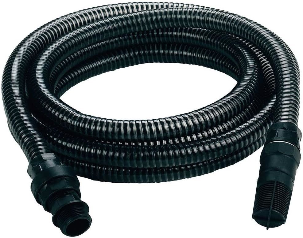 Einhell Su Çekme Hortumu 4 m (Pompa aksesuarı, Einhell pompalar, ev su sistemleri ve otomatikleri için, 4 m uzunluk, Ø 25 mm, adaptör, çift bağlantı, geri dönüş vanası dahil) - 4173635