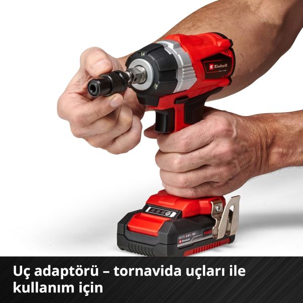 Einhell TP-CW 18Li BL Brushless - Solo, Kömürsüz Akülü Darbeli Somun Sıkma
