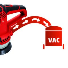 Einhell TE-RS 40 E, Eksantrik Zımpara