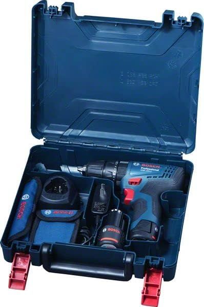 Bosch Professional GSB 120-LI Akülü Darbeli Delme Vidalama Makinesi + 23 parça vidalama seti (12 Volt, 2 x 2,0 Ah Akü, Şarj Cihazı, Plastik Çanta)