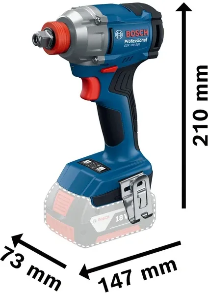BOSCH GDX 18V-285 + GSB 185-Lı Somun Sıkma ve Darbeli Matkap Seti (0 601 9N2 124)