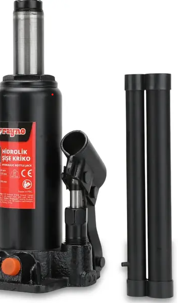 Rayno Hidrolik Şişe Kriko - Emniyet Valfli-Rynks 2 Ton