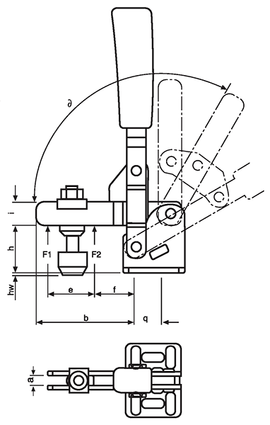 Çizmak M10/1 Dik Bağlama Elemanları