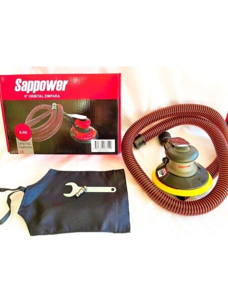 Sappower S-5G Orbital Eksantrik Havalı Zımpara Makinesi