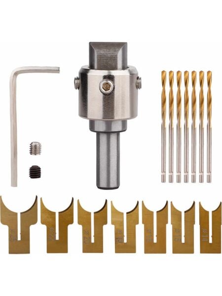 ROX Wood Matkap İçin Ahşap Yuvarlak Şekillendirme Seti (Tesbih Boncuk Seti)