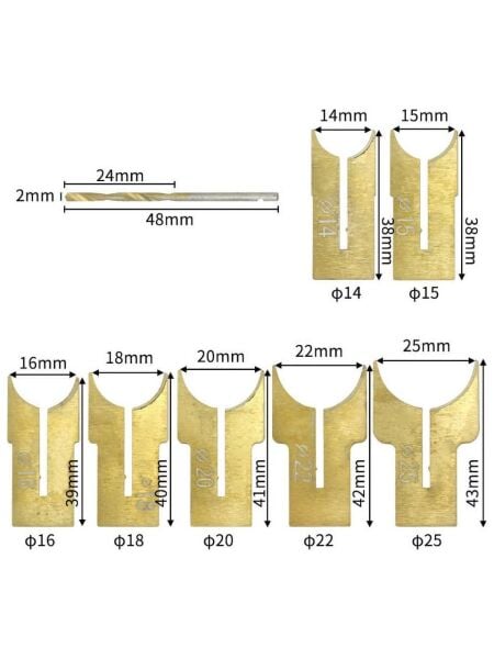 ROX Wood Matkap İçin Ahşap Yuvarlak Şekillendirme Seti (Tesbih Boncuk Seti)