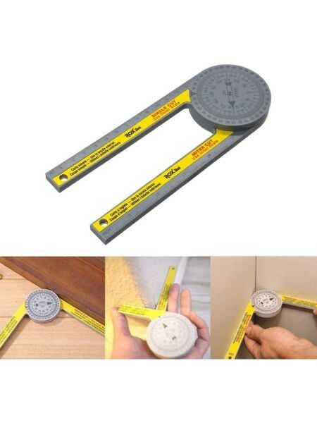 Rox Wood 0105 360º Açı Bulucu Iletki Gönye