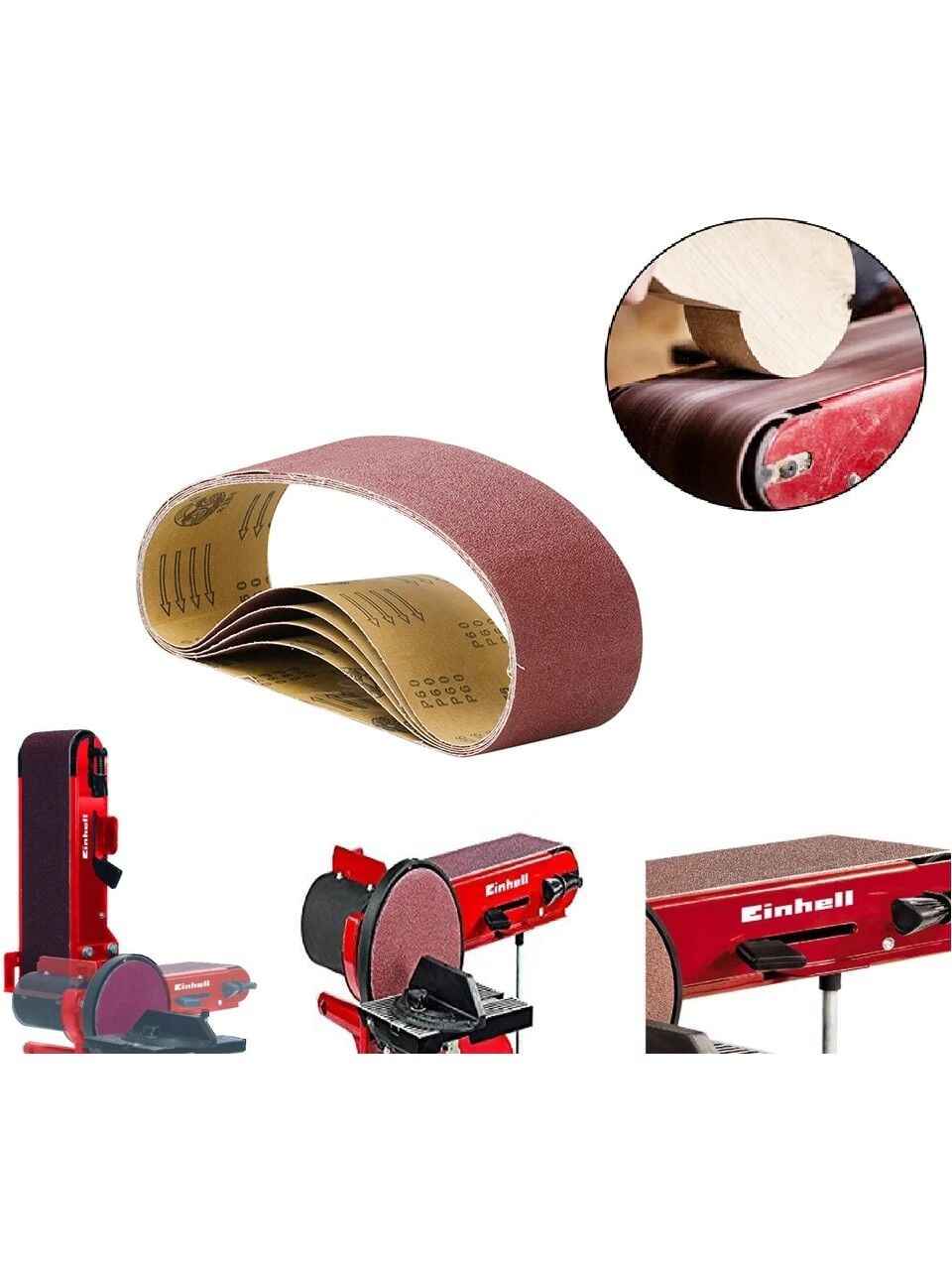 Einhell Tc Us 380 Uyumlu Bant Zımpara Kağıdı 11 Parça