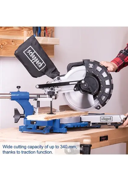 Scheppach HM254 Gönye Kesme Makinası 254 mm 2200 Watt - 5901216901