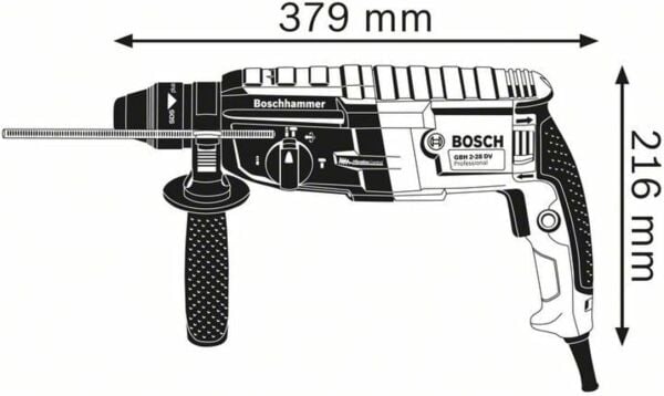 Bosch Professional GBH 2-28 Kırıcı Delici (880 W, 2,9 kg, 3,2 J, Betonda Delme Çapı: 28 mm)
