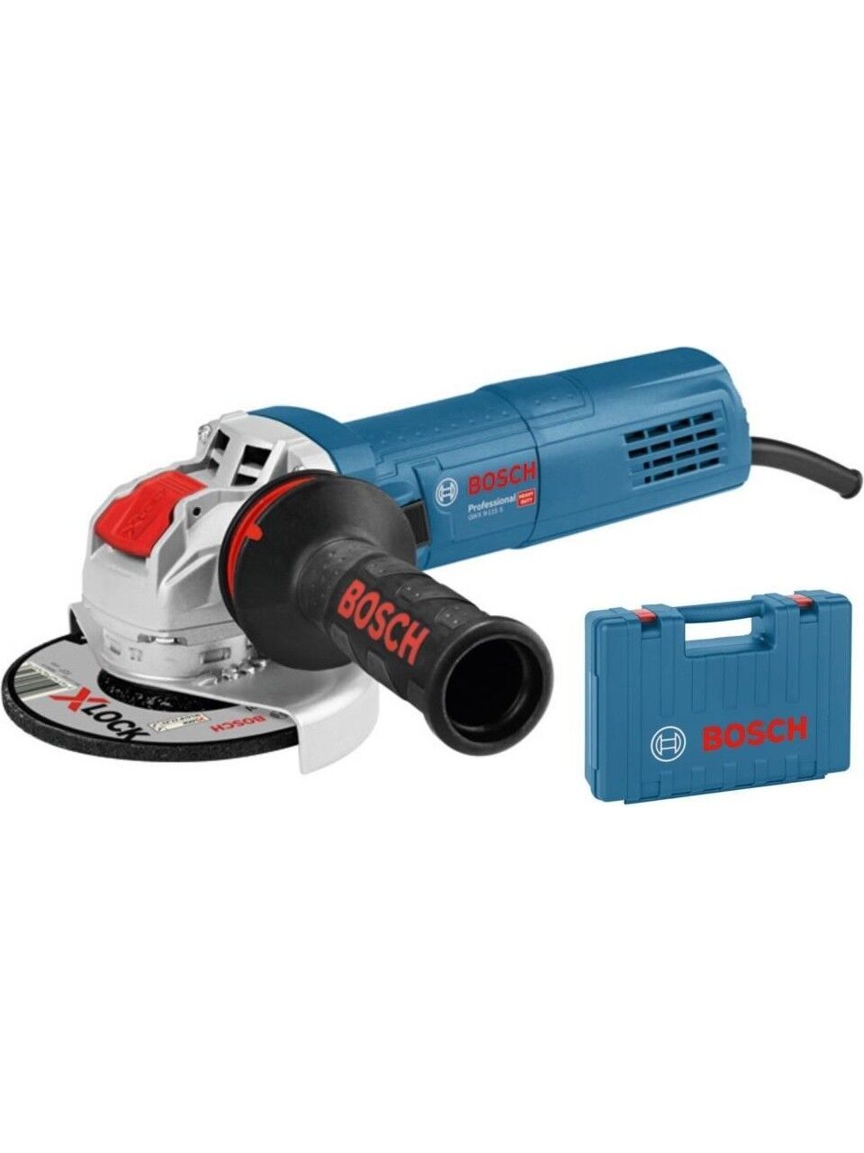 Professional Gwx 9-115 S Avuç Taşlama Makinesi X- (900 W, Disk Çapı: 115 Mm, 2.800-11.000 Dev/dak)