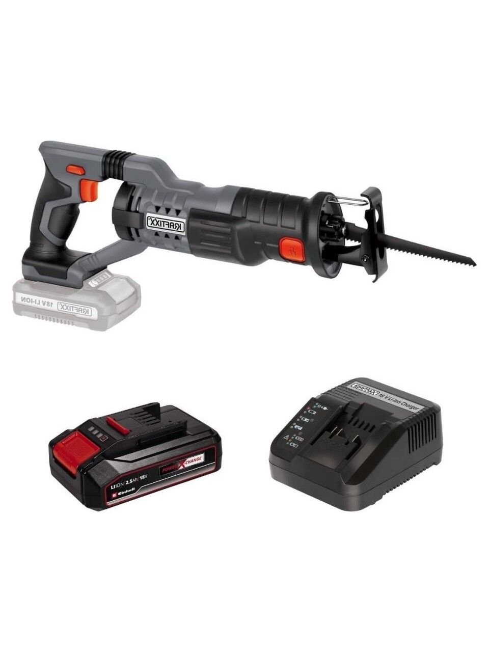 Kraftixx By Einhell Kx-Rs 18/1 Akülü Kılıç Testere 1x2.5 Amper 4514020