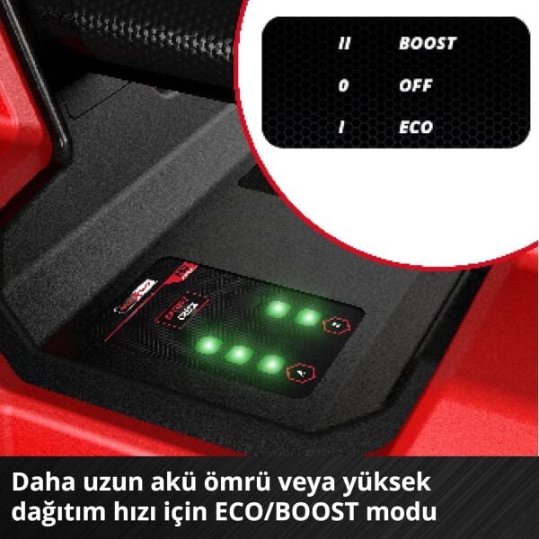 Einhell Akülü Bahçe Pompası AQUINNA 18/30 F LED Power X-Change (18 V, Maks. 3000 L/h Su Aktarımı, 2 Akü Yuvası, Çift Çalışma Süresi, ECO/BOOST Modu, Ön Filtre) - 4180430