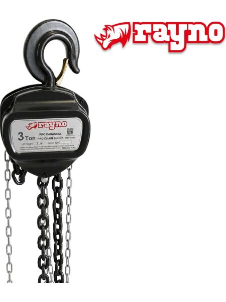Rayno Profesyonel Hsc Üçgen Tip Caraskal 3 Ton x 5 mt - RYN11055