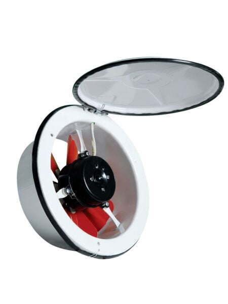 Fansan 20 cm TKA-200 40 W 650 m3/h 1300 D/D 220/230 volt Monofaze Kapaklı Baca Duvar Aspiratörü