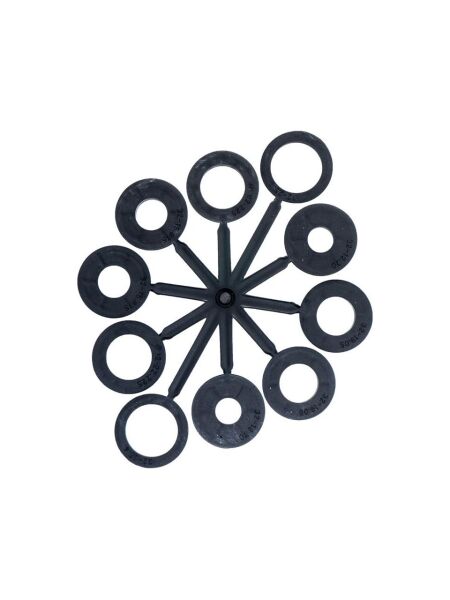 Hawk 250x25mm Gri Telli Daire Fırça- HA-10183