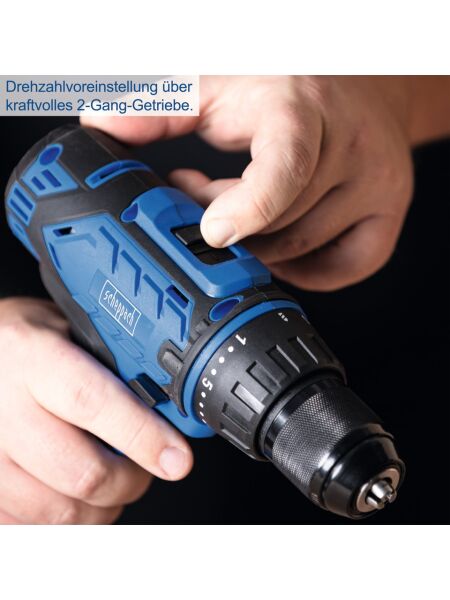 Scheppach C-DTP74/2-X Şarjlı Matkap Seti 2X2AH. Akü