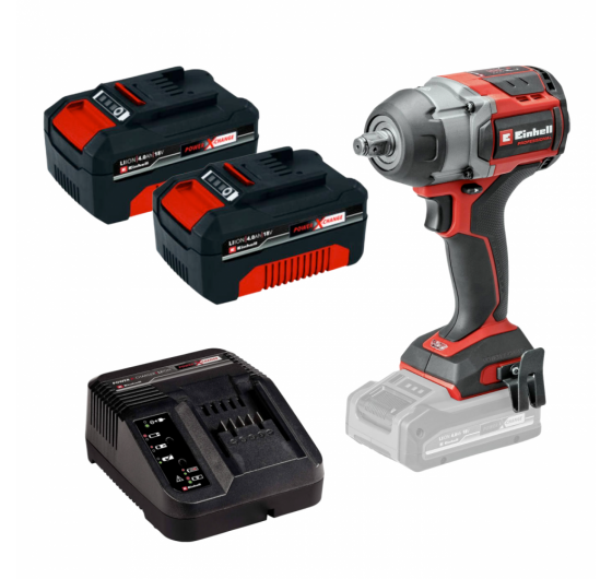 Einhell TP-CW 18/750-C Li BL PROFESSIONAL Akülü Somun Sıkma 2x4,0Ah Çift Akü
