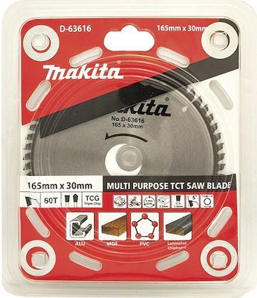 Makita D-63616 165mm 60 Diş Multi Daire Testere