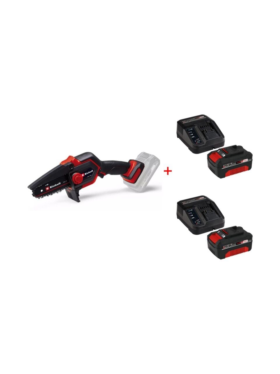 Einhell GE-PS 18/15 Li BL Çift Akülü 4 Ah Budama Testeresi