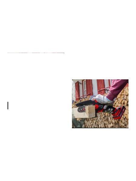 Einhell Ge-Ps 18/15 Li Bl Akülü Zincirli Budama Testeresi 4.0 Ah Starter Kit