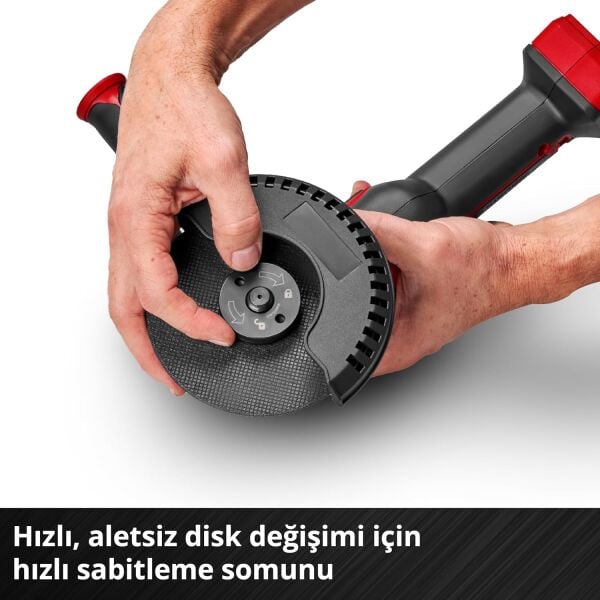 Einhell TP-AG 18/125 CE Q Li - Solo, Akülü Avuç Taşlama (Akü ve şarj cihazı dahil değildir)