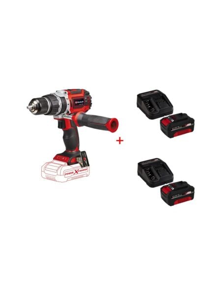 Einhell Tp-Cd 18/60 Li-I Bl  Akülü Darbeli Vidalama + 2 x 4 Ah Starter Kit Akü