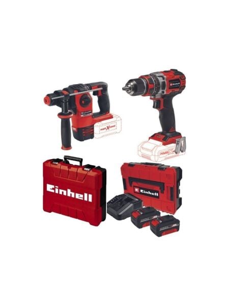 Einhell Tp-Cd 18/60 Li-I Bl Matkap Herocco Kırıcı DELICI2X4.0AH Akülü Kömürsüz Darbeli Profesyonel Çantalı Set