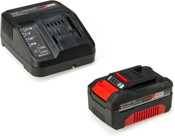 Einhell FORTEXXA 18/30 - Solo, Akülü Ağaç Kesme + Einhell 18V 4,0 Ah PXC Starter Kit, Akü & Şarj Cihazı