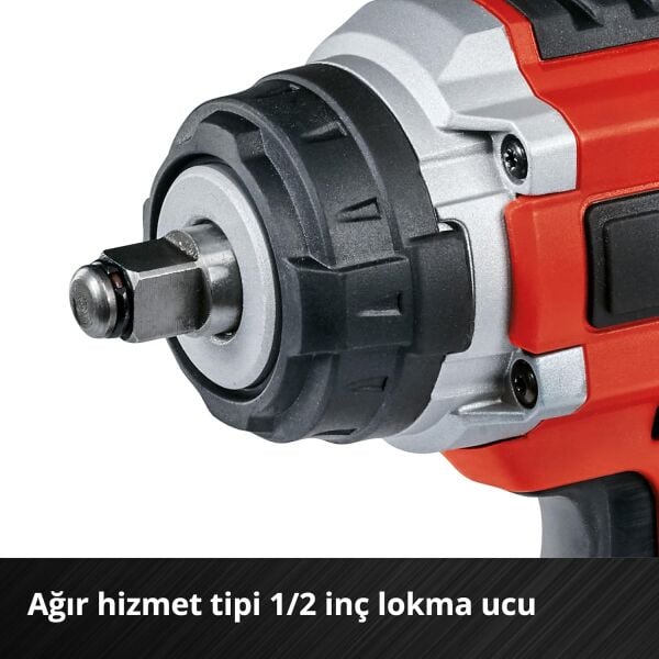 Einhell Professional Akülü Darbeli Somun Sıkma IMPAXXO 18/450 Power X-Change (Li-Ion, 18 V, 400 Nm, 3 Vitesli Şanzıman, Kömürsüz Motor, Akü ve Şarj Cihazı Dahil Değildir) - 4510070