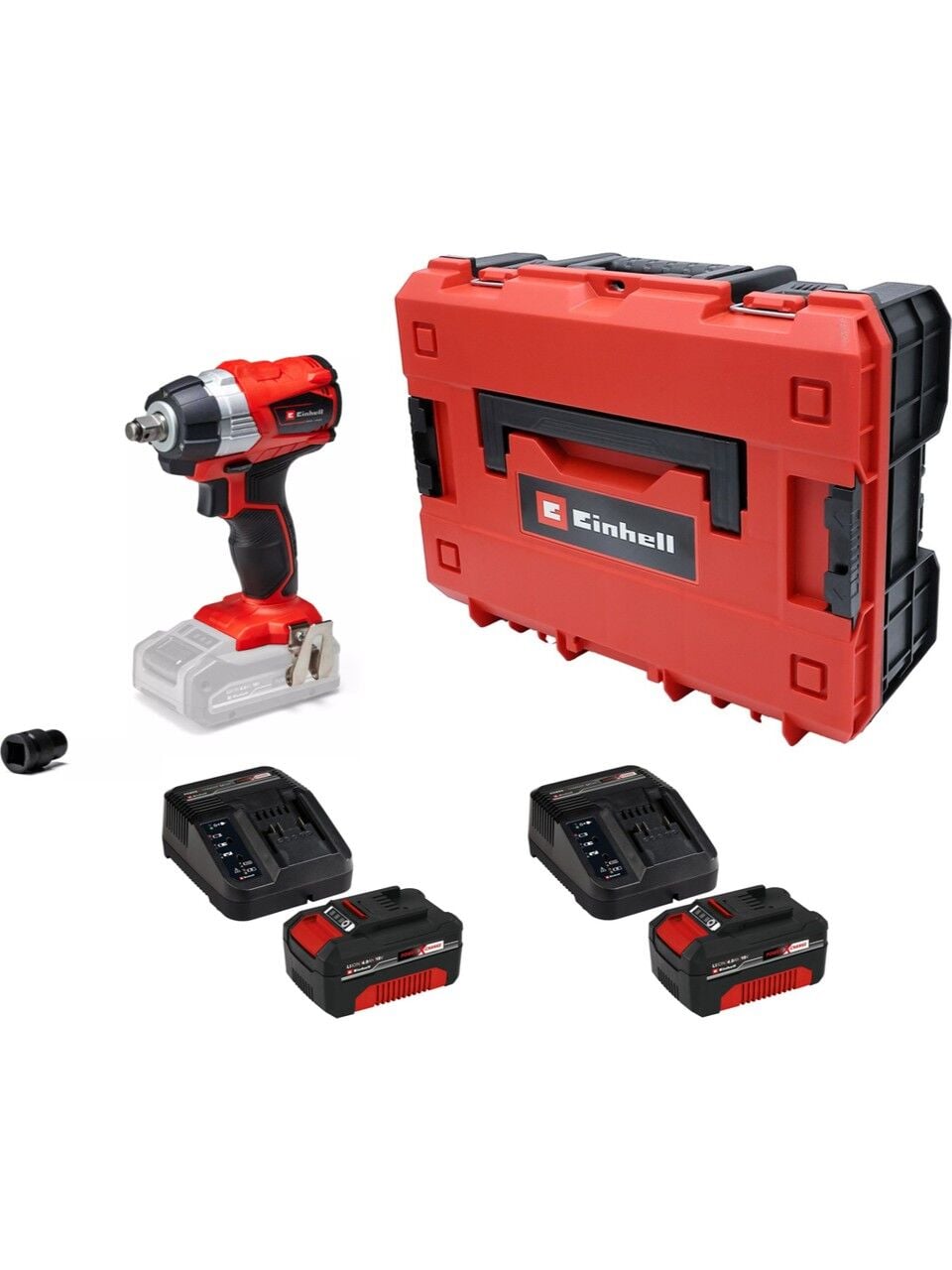 Einhell Tp-Cw 18 Li Bl Akülü Somun Sıkma Makinesi + 2 x 4 Ah Akü (Çantalı)