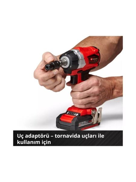 Einhell Tp-Cw 18 Li Bl Akülü Somun Sıkma Makinesi + 2 x 4 Ah Akü (Çantalı)