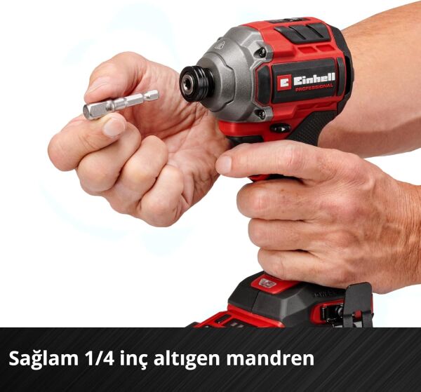 Einhell TP-CI 18/250-C Li BL - Solo, Akülü Darbeli Vidalama (Akü ve şarj cihazı dahil değildir) - 4510095