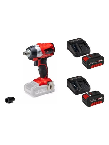 Einhell Tp-Cw 18 Li Bl Akülü Somun Sıkma Makinesi + 2 x 4 Ah Starter Kit Akü