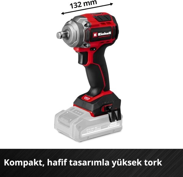 Einhell TP-CW 18/350-C Li BL - Solo Kömürsüz Akülü Darbeli Somun Sıkma - 4510055